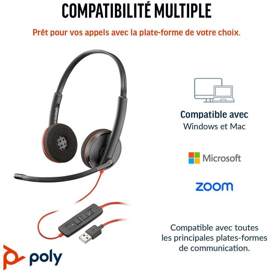 Poly Blackwire C3220 suderinamumo schema