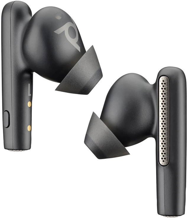 POLY Voyager Free 60+ UC, Jutiklinis ekranas Charge Case, USB-C, Carbon Juodas (P/N 216065-02), Belaidės, Office/Call center, Ausinės, Juodas