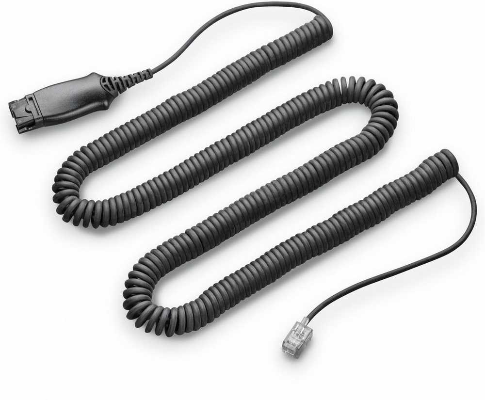 Poly Plantronics APA-24 juodas kabelis