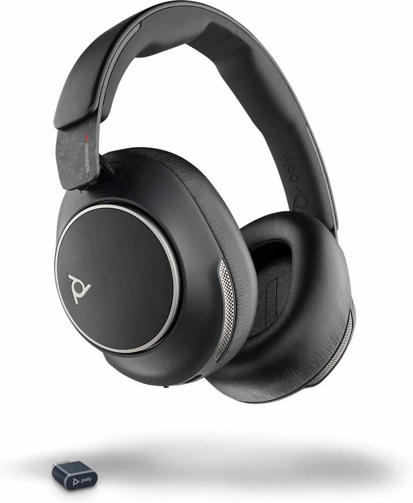 Poly Voyager Surround 80 ausinės su USB-C adapteriu