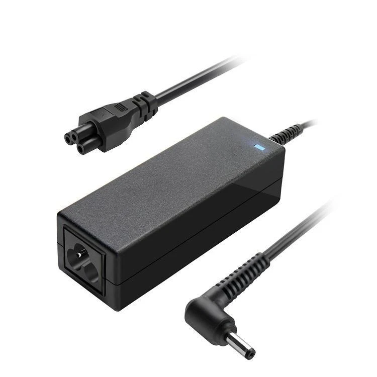 Lenovo įkroviklis su kampine jungtimi ir maitinimo laidu