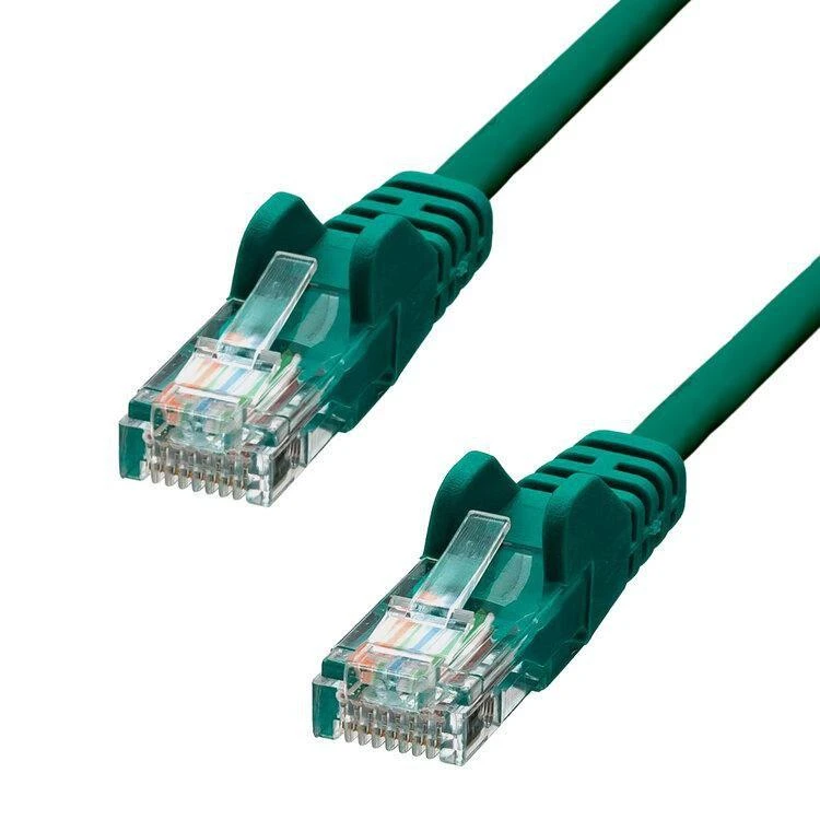 „ProXtend“ jungiamasis laidas Cat.5e, U/UTP, PVC, AWG 26, CCA, žalia, 0.25m (V-5UTP-0025GR)