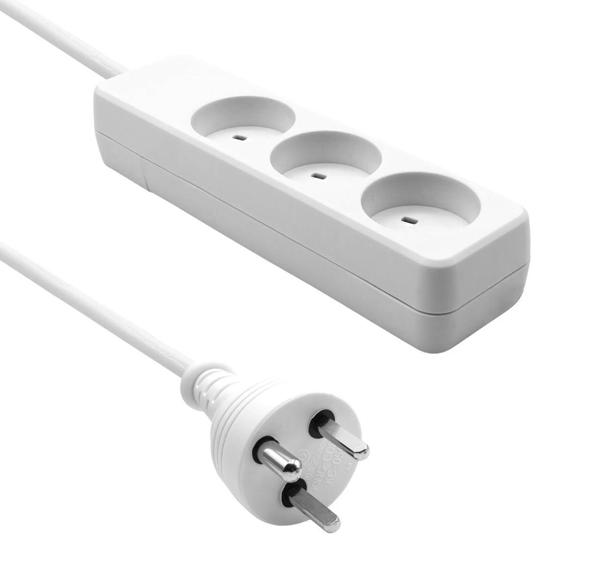 ProXtend Danijos IT Power Strip 3 krypčių 3 lizdai 5 m (KIT3-KIT05W)