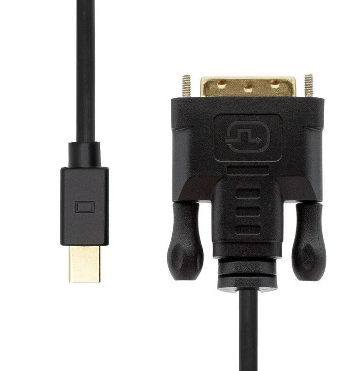 Mini DisplayPort į DVI-D laido jungtys