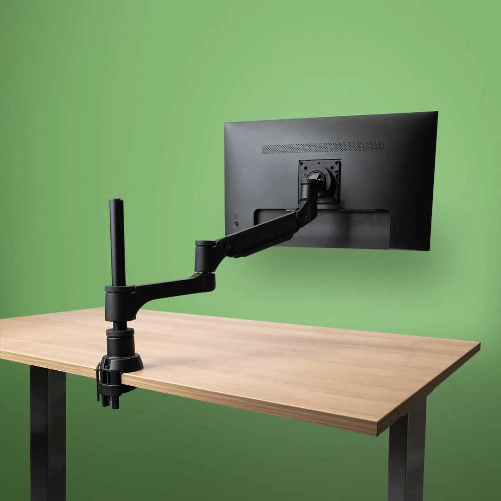 Laikiklis R-Go Tools R-Go Monitorarm 0"-40" 1TFT Max.9KG Caparo 4 Gasfeder sidabrinis