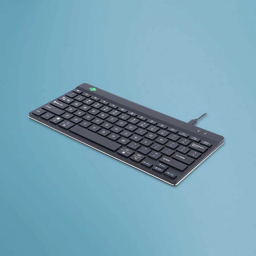 R Go Tools COMPACT BREAK Klaviatūra QWERTY - US Juodas su laidu