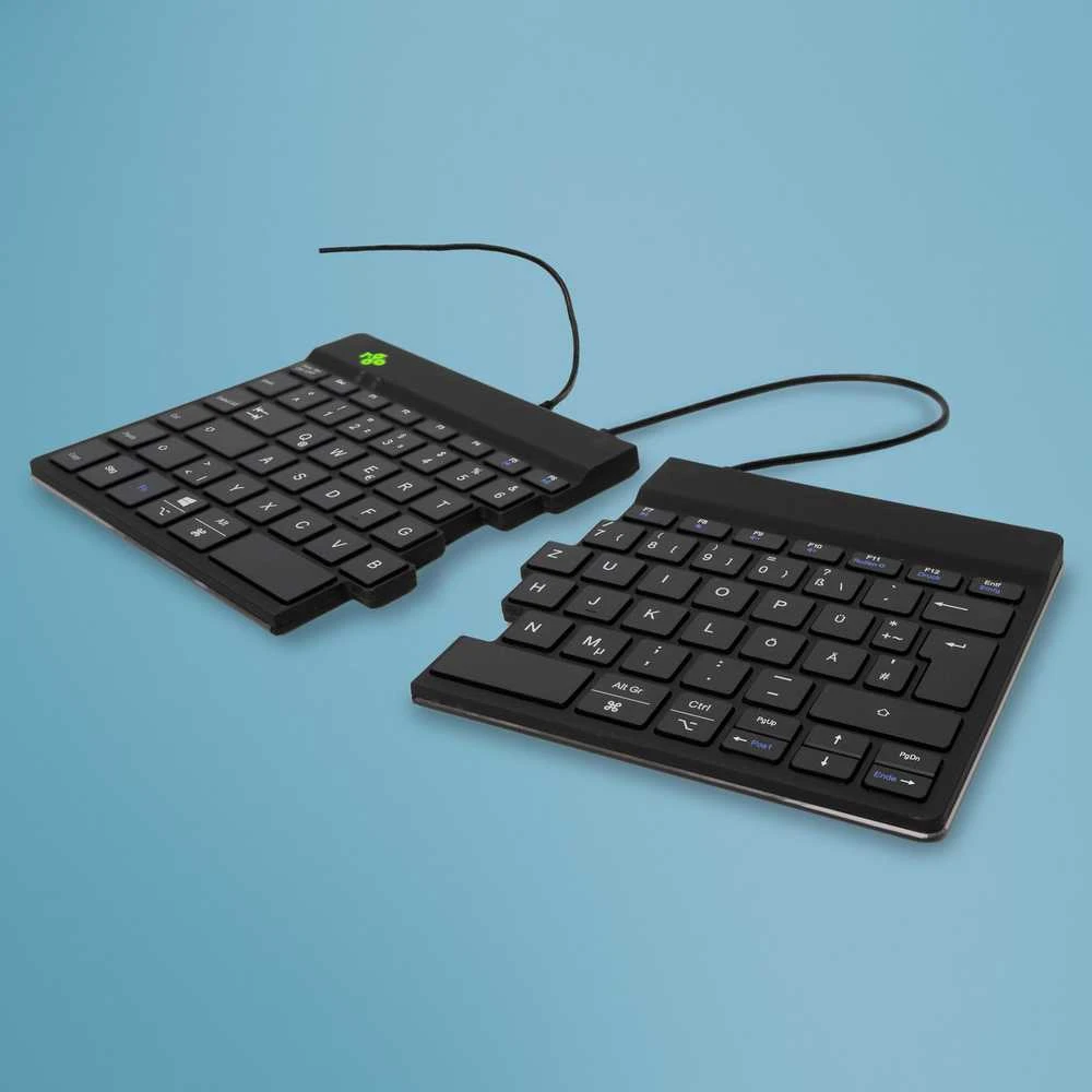 R Go Tools BREAK ERGONOM Klaviatūra QWERTZ - DE Juodas su laidu