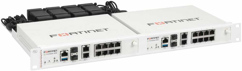 Fortinet Rackmount.IT rinkinys, skirtas FortiGate 90G / 91G serijai DUO
