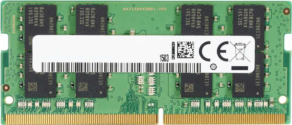 HP DDR4 SODIMM 4GB atminties modulis iš viršaus