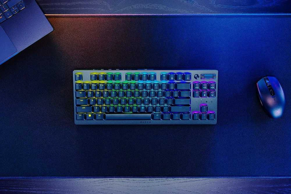 Razer | Klaviatūra žaidimams | Deathstalker V2 Pro Tenkeyless | Klaviatūra žaidimams | Wireless | RGB LED pašvietimas | US | Bluetooth | Juodas | Optical Switches (Linear) | Belaidė jungtis