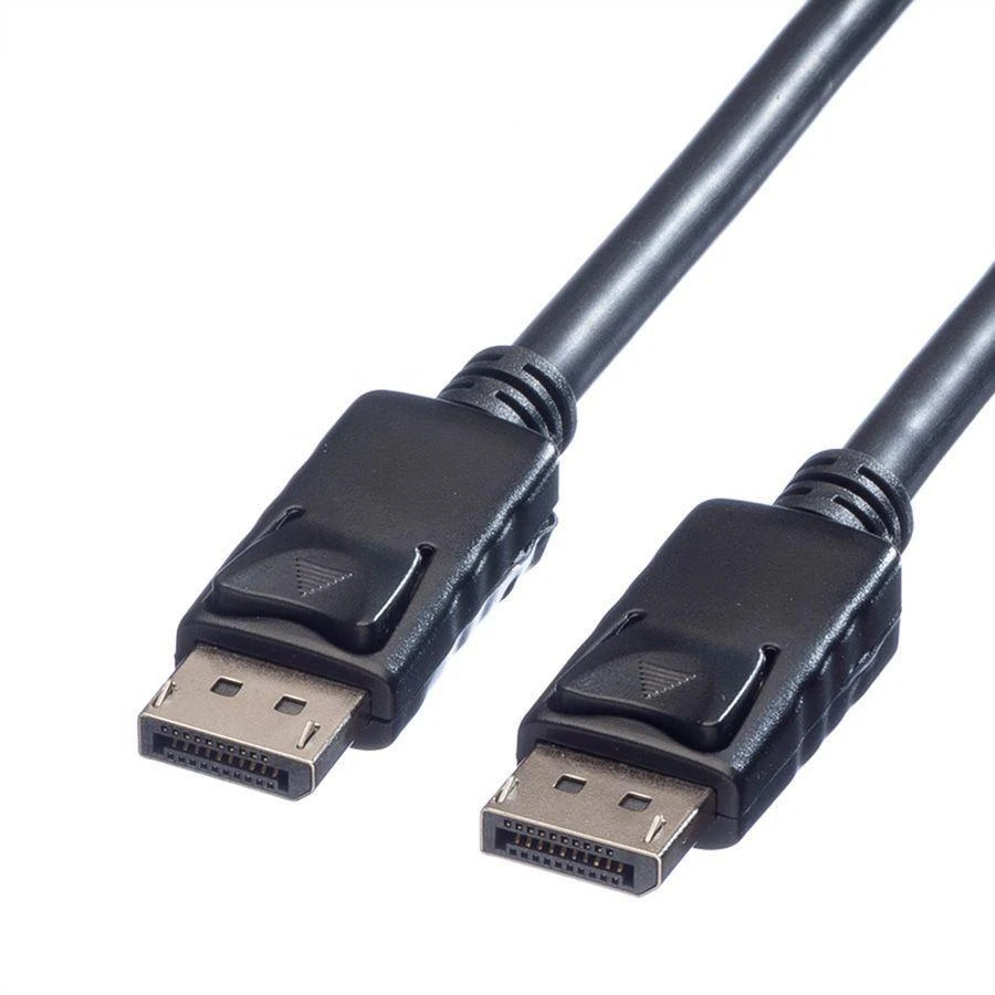 DisplayPort kabelio jungtys su fiksatoriais