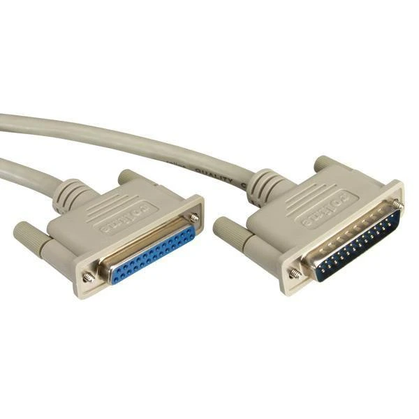 Roline Kabelis RS232 D25 M/F, 9 m