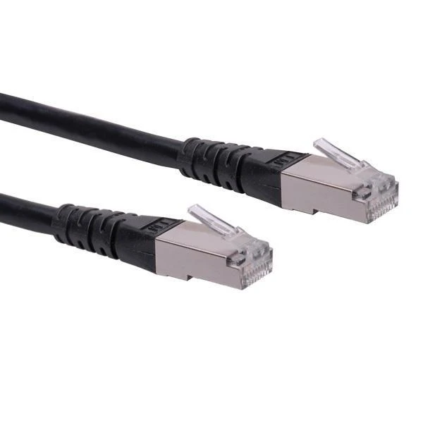 Roline Patchcord S / FTP (PiMF) kat. 6, juoda, 0,3 m (21.15.1315)