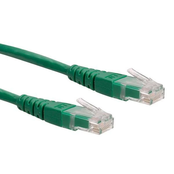 ROLINE UTP jungiamasis laidas Cat.6, žalias 3m, 3 m, Cat6, U/UTP (UTP), RJ-45, RJ-45, žalias