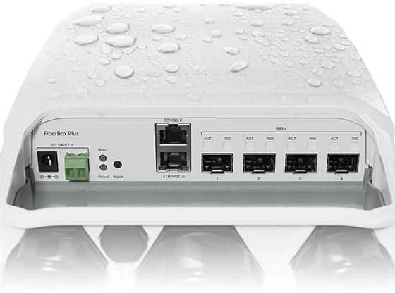 Maršrutizatorius „MikroTik CRS305-1G-4S+OUT FiberBox Plus“ | „MikroTik“ | „FiberBox Plus“ | CRS305-1G-4S+OUT | Gigabito eterneto (varinis) jungčių kiekis: 1 | SFP jungčių kiekis: 4