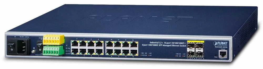 Šakotuvas „Switch Planet IGS-5225-16T4S IP30“ valdomas pramoninis