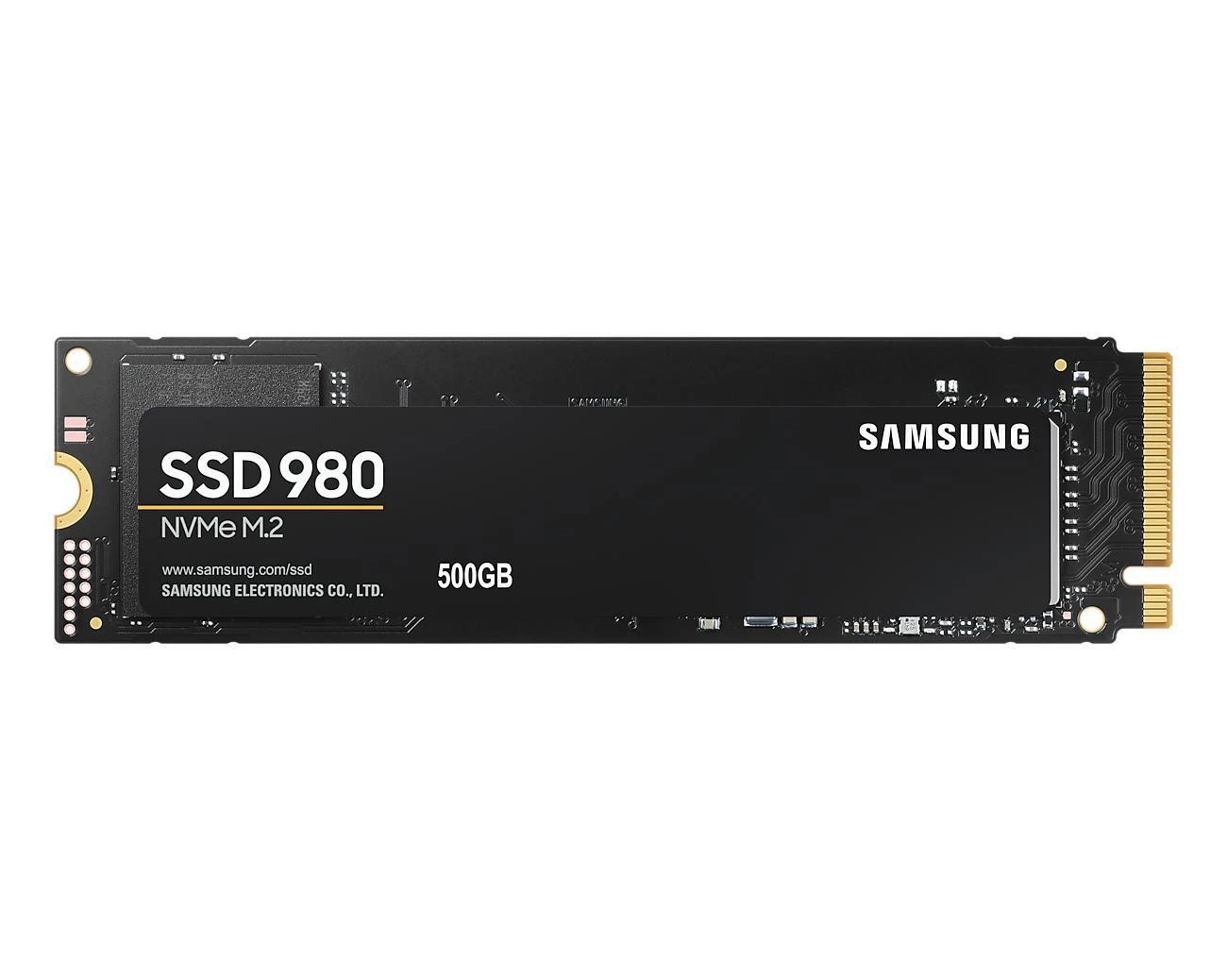 Kietasis diskas Samsung V-NAND SSD 980 500 GB, SSD form factor M.2 2280, SSD sąsaja M.2 NVME, Rašymo greitis 3000 MB/s, Skaitymo greitis 3500 MB/s
