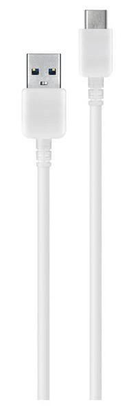 112803 EP-DN930CWE Samsung USB-C duomenų kabelis 3A 1.2m baltos spalvos (Bulk)