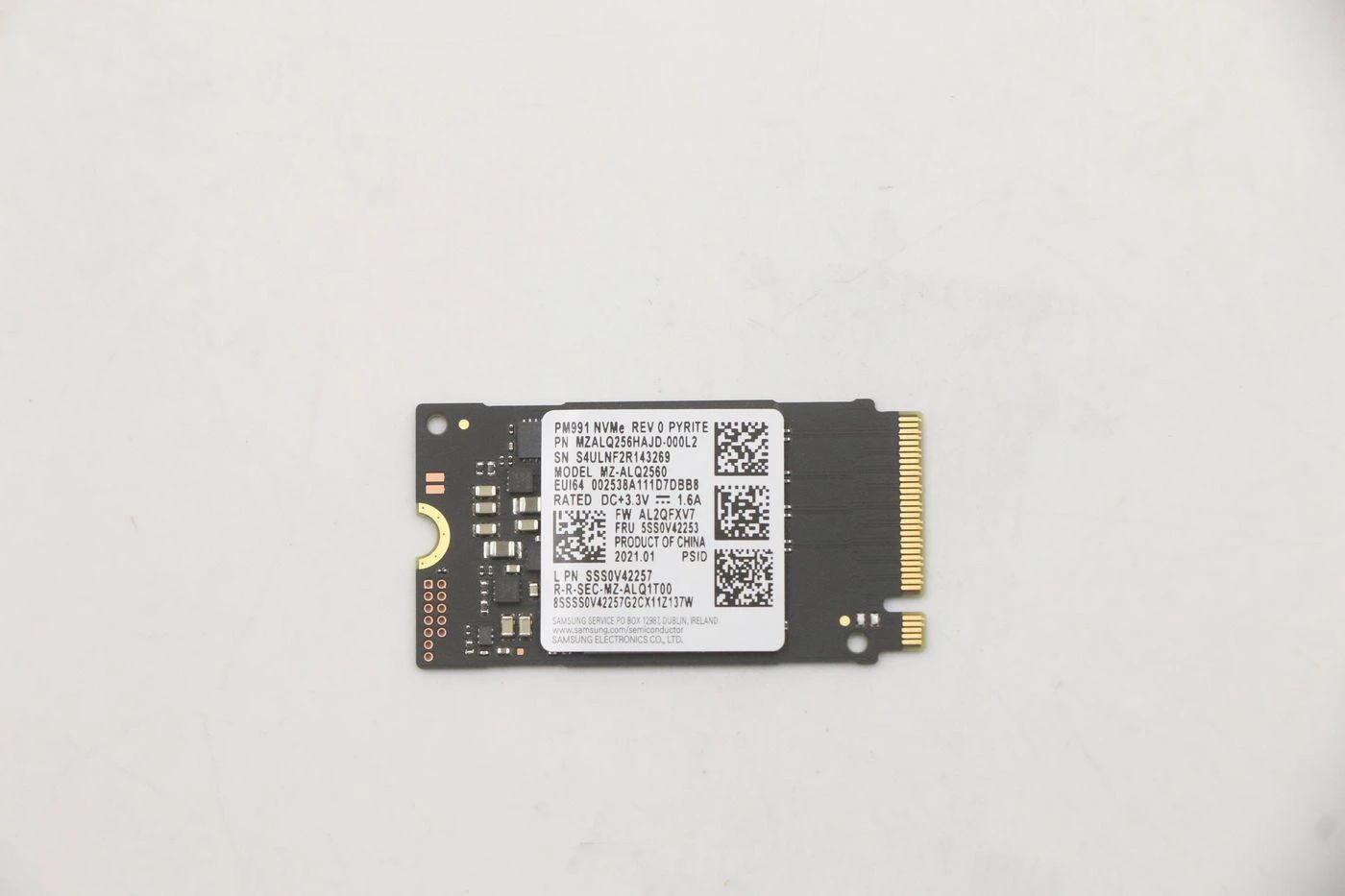 Dysk SSD Samsung PM991 256GB M.2 2242 PCI-E x4 Gen3 NVMe (MZALQ256)