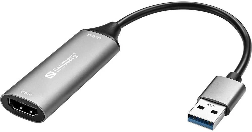 „Sandberg HDMI Capture Link“ jungtis prie USB-A