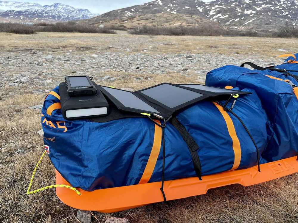 Nešiojamas įkroviklis Sandberg Outdoor Solar Powerbank 16000
