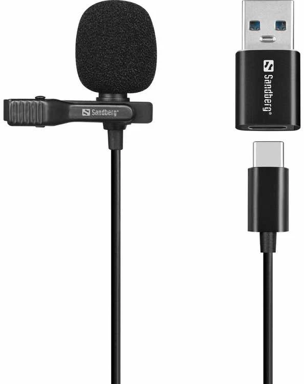 Sandberg Streamer USB klipas mikrofonas