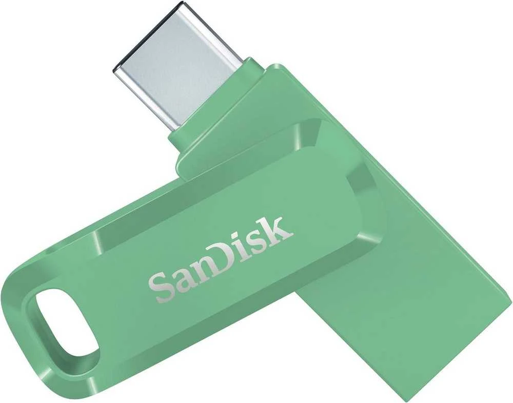 „SanDisk Ultra Dual Drive Go USB Type-C“, „Absinthe Žalias“, pasaulinis, 400 MB/s, 256 GB