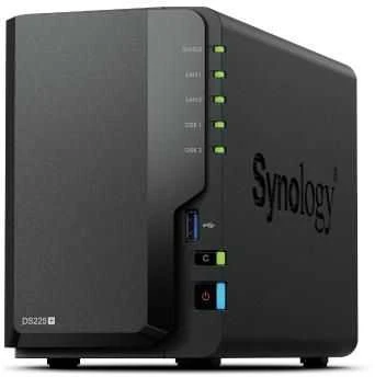 Serveris „Synology DS225+“ 2 skyrių NAS stacionarus diskas „Intel® Celeron® J4125“ 2 GB DDR4 „Synology DSM Juodas“ – tik „Synology“ kietasis diskas