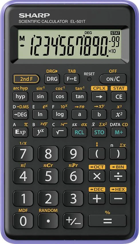 Kalkulator Sharp SHARP CALCULATOR SCIENTIFIC EL501TBVL