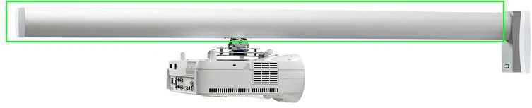 SMS Projektorius Short Throw, 1200mm wall mounted pole (only).