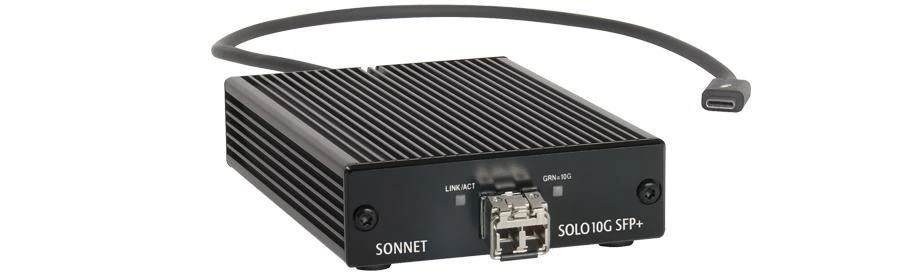 Sonnet Solo 10G adapteris su SFP+ prievadu