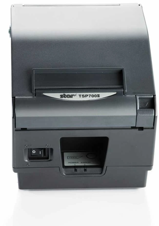 Spausdintuvas Star Micronics TSP743 II -24 GRY AUKŠTOS SROVĖS ŠARNYRAS - SU PJOVĖJU BE MAITINIMO BLOKO