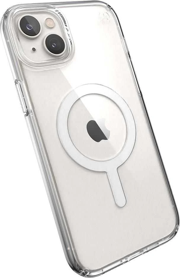 Speck Presidio Perfect-Clear + MagSafe - dėklas skirtas Apple iPhone 15 Plus / 14 Plus su MICROBAN coating Clear