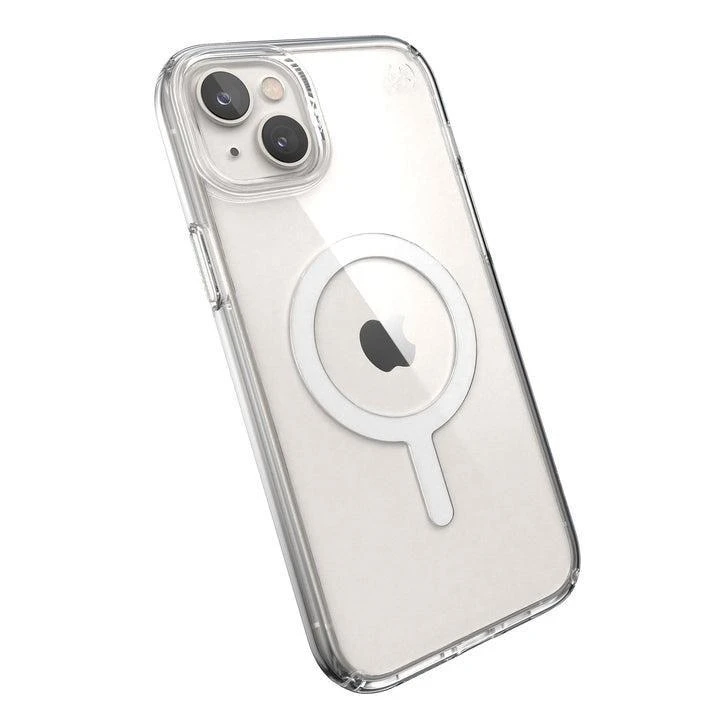 Speck Presidio Perfect-Clear + MagSafe - dėklas skirtas Apple iPhone 15 Plus / 14 Plus su MICROBAN coating Clear
