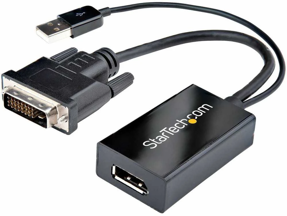 DisplayPort - DVI adapteris Startech DVI2DP2 Juoda