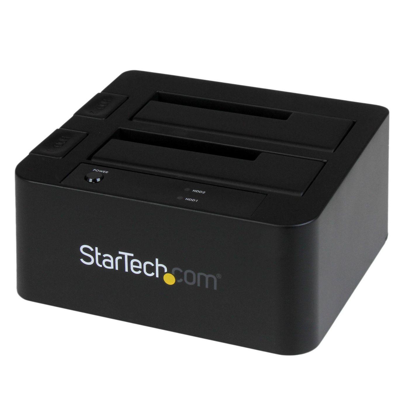 Kietasis diskas Doko stotelė StarTech Dual Drive Docking Base, 2,5"/3,5" (SDOCK2U33EB)