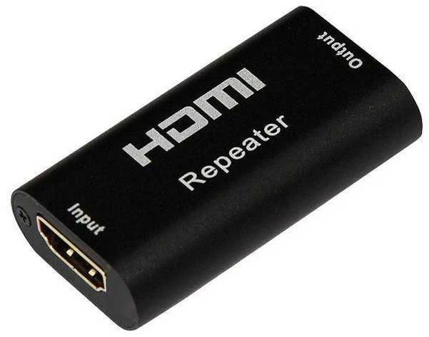 Techly IDATA HDMI2-RIP4KT vaizdo ir garso signalų ilgintuvas AV kartotuvas Juoda