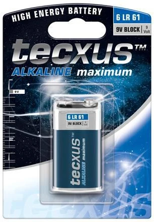Tecxus Bateria 9V Block 1 vnt.
