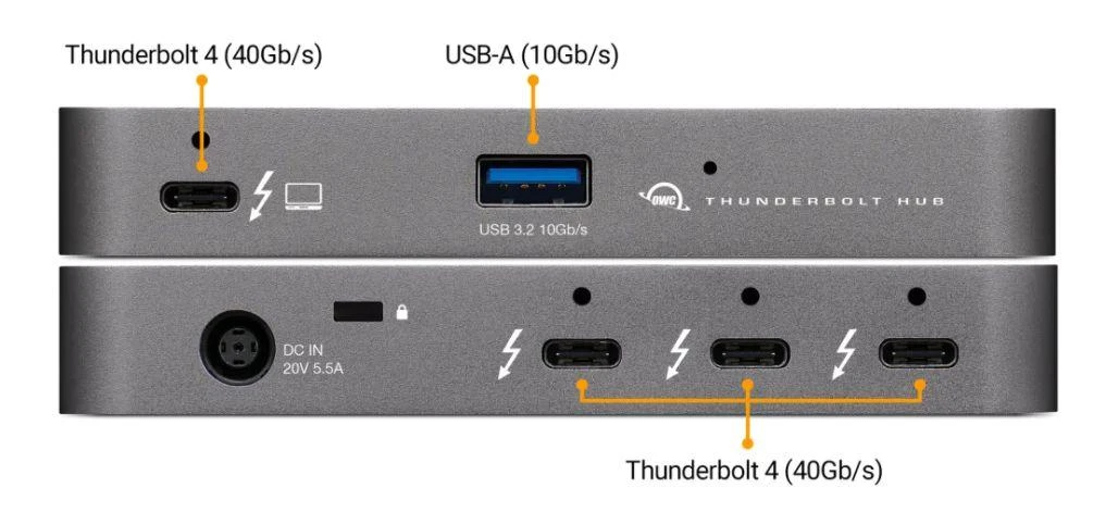 OWC Thunderbolt 4 šakotuvas