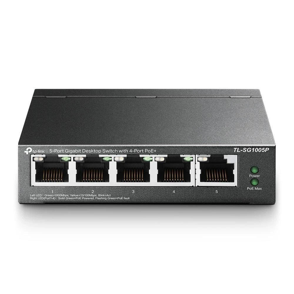 Šakotuvas TP-LINK komutatorius TL-SG1005P nevaldomas