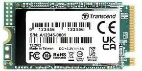 TRANSCEND 512GB, M.2 2242,PCIE GEN3X4, NVME, 3D TLC, DRAM-LESS
