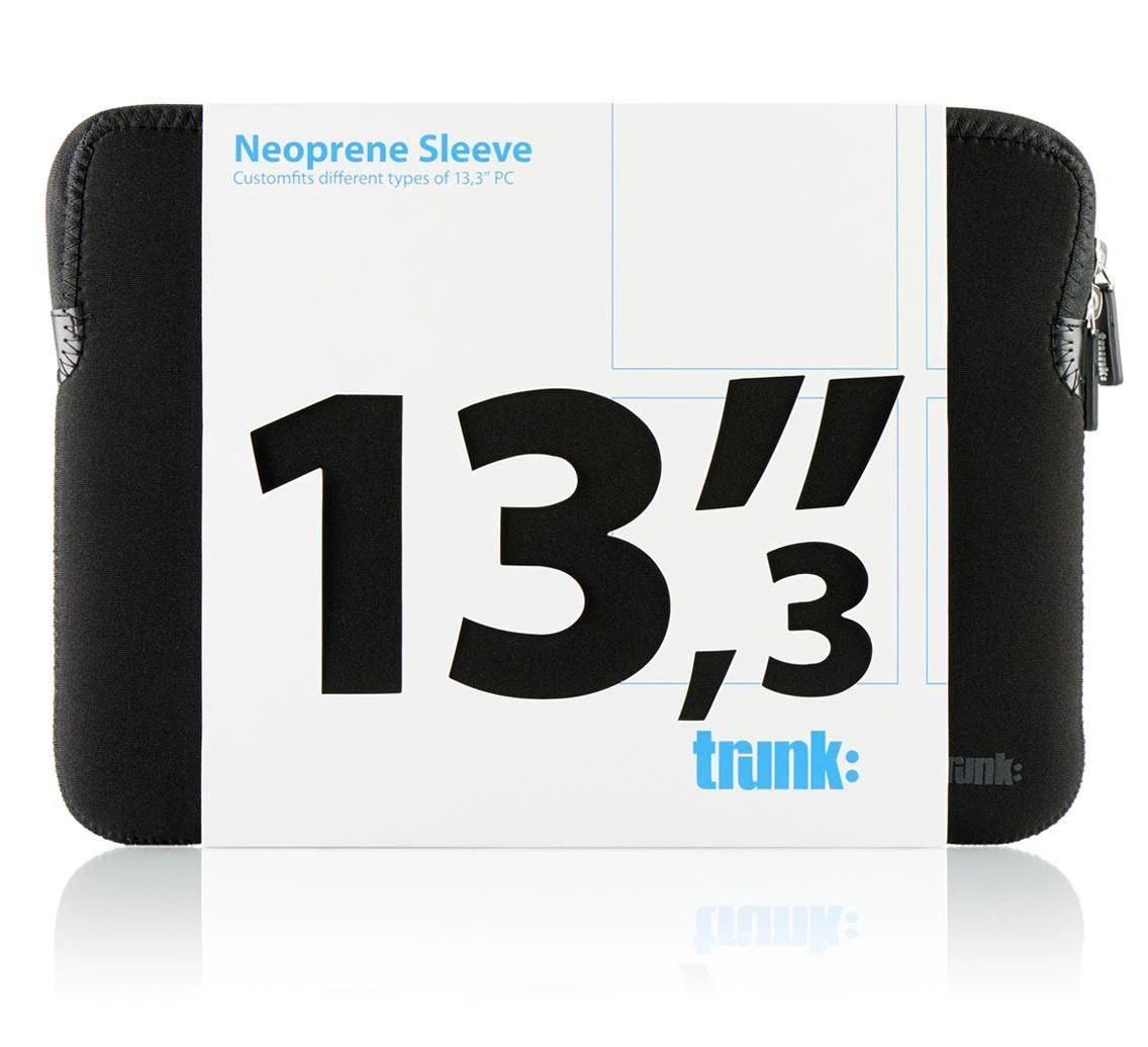 EtuI Trunk PC miego 13,3 "Juoda