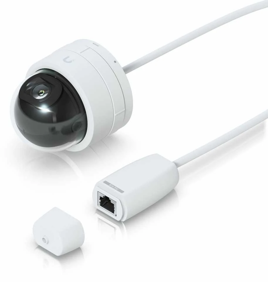 UBIQUITI G5 DOME ULTRA Juodas, YPAČ KOMPAKTIŠKA IR ATSPARI 2K HD POE KAMERA SU NAKTINIU VYKMU, SUKURTA ŽEMO PROFILIU SAUGUMUI VIDAUS