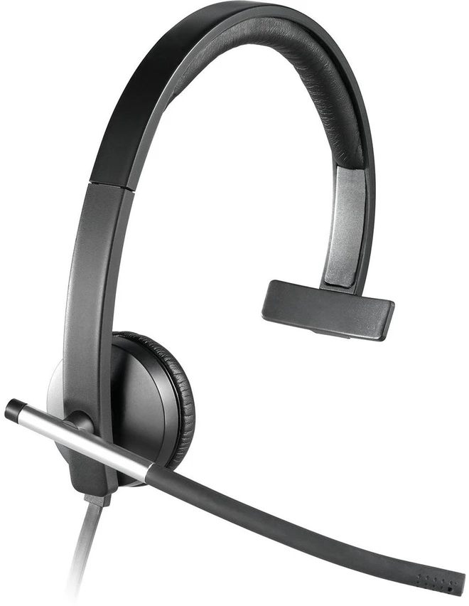 Logitech H650e Laisvų rankų įranga Su lankeliu Juoda, Pilka