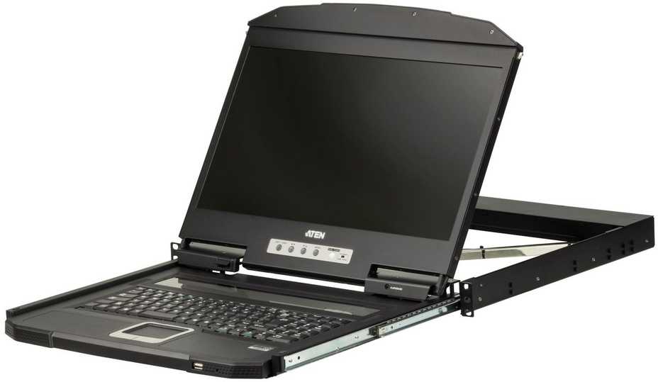 Valiklis Konsolė KVM Aten ATEN CL3700NW Konsolė USB HDMI układ