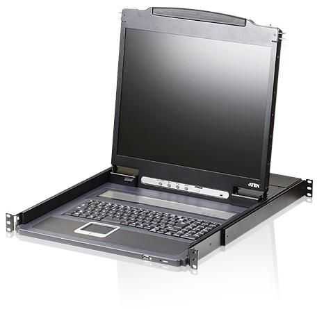 Valiklis Konsolė KVM Aten Konsolė KVM ATEN CL3000N, LCD 48 cm, VGA, PS/2-USB, port USB, układ CH