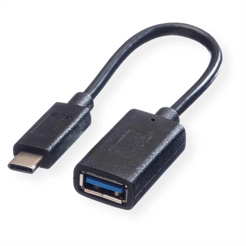 Adapteris USB Value USB-A - USB-C Juodas (11999030)