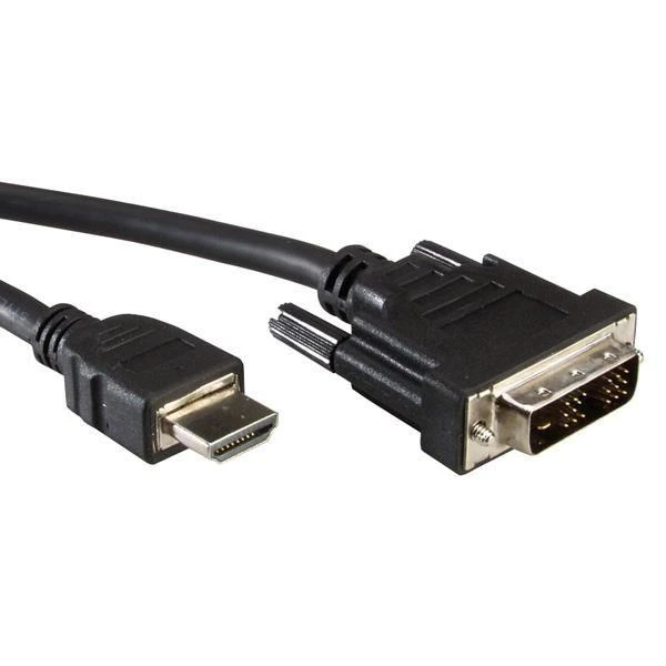 Kabelis Value HDMI - DVI-D 1m juoda (11.99.5519)