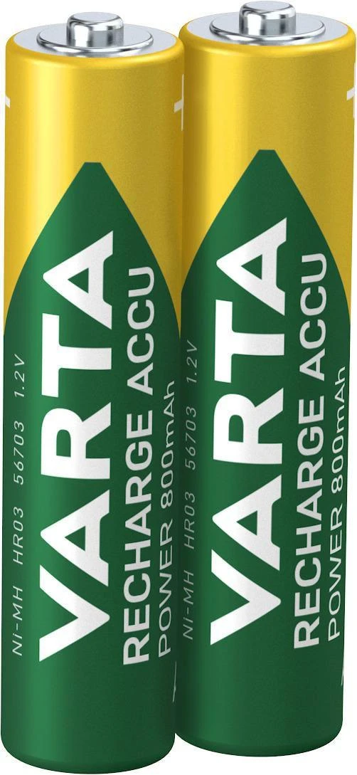 Varta Power Accu AAA 800 mAh Įkraunama baterija Nikelio-metalo hidridas (NiMH)