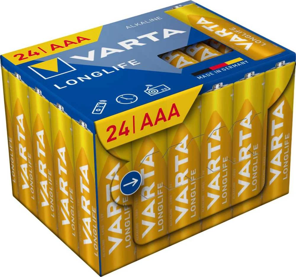 82-582# Šarminė baterija AAA 1.5 lr3 Varta LongLife